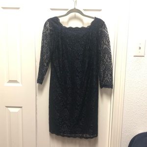 Lace mini shift dress, size 10